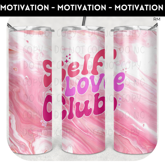 Self Love Club 20oz Skinny Tumbler - Tumbler 1054