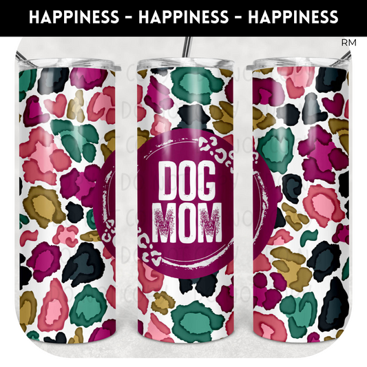 Dog Mama Leopard 20oz Skinny Tumbler - Tumbler 1332